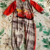 Pigiama intero Cars Disney Pixar bimbo Tg2-4 anni