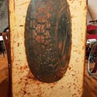 Targa Pirelli in lamiera