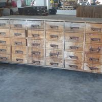 Cassettiera antica isola cucina credenza originale