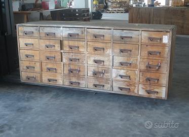 Cassettiera antica isola cucina credenza originale