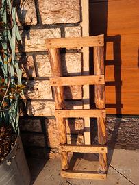 scala piccola in legno vintage