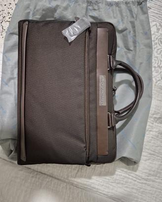 Borsa pc Piquadro colore marrone