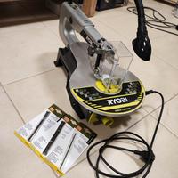 Sega traforo Ryobi RSW 1240G + set lame Proxxon 