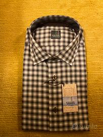 Camicia uomo Bottega Artigiana quadri Regular Fit