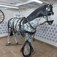 FINIMENTO COMPLETO IN CUOIO NERO LUCIDO 