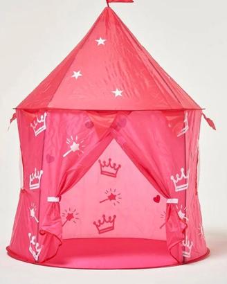 Tenda da gioco pop up castello principessa