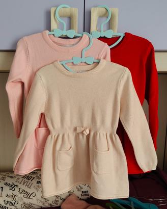 vestitini bimba colori assortiti