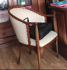 poltrona fine ottocento thonet o coeva