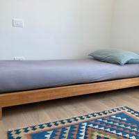 letto ecologico in faggio lamellare con tatami