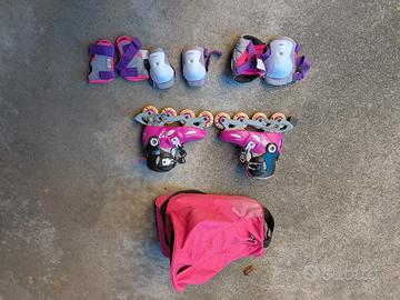kit pattini roller bambina
