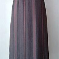 Gonna midi grigia sartoriale