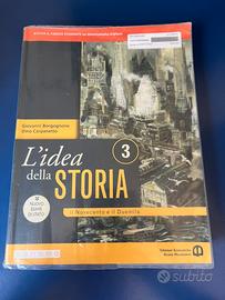 Libro storia: L’idea della STORIA