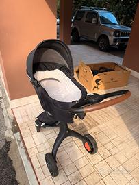 Stokke Xplory V6 Black + Stroller Seat e Borsa