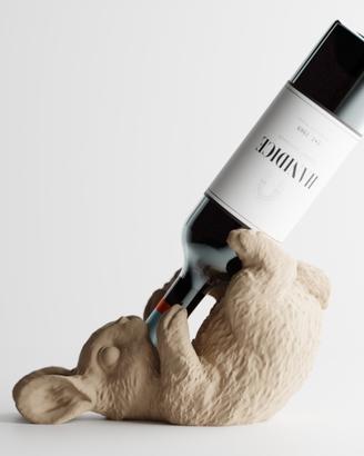 portabottiglie di vino stampato in 3d