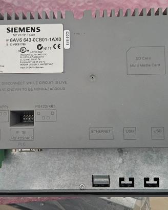 Siemens MP277 8" Touch HMI 6AV6643-0CB01-1AX0