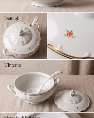 Zuppiera Vintage in Porcellana Cecoslovacca