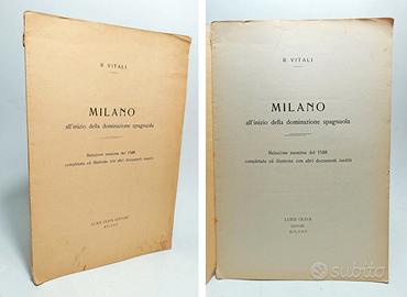 MILANO ALL'INIZIO DELLA DOMINAZIONE SPAGNUOLA 1906