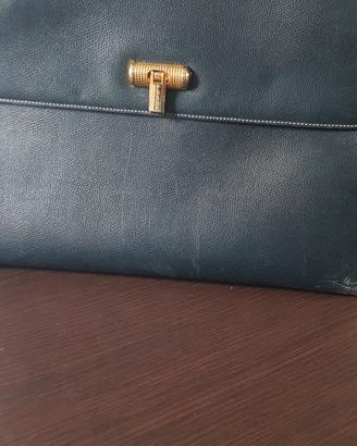 BORSA BLU GIANFRANCO FERRE 