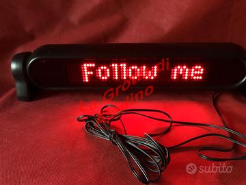Messaggio scorrevole display LED