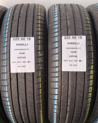 4 GOMME 225 60 18 PIRELLI RIF3203