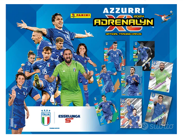 LOTTO 173 CARTE FIGURINE PANINI AZZURRI ADRENALYN