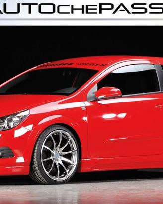 Coppia di Minigonne per Opel Astra H GTC Twin Top