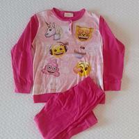 Pigiama Emoji 6 Anni 116 cm Cotone. Pari al nuovo