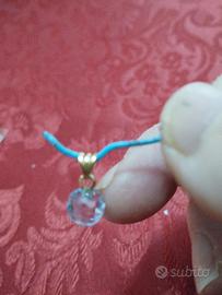 ciondolo vintage topazio svizzero 