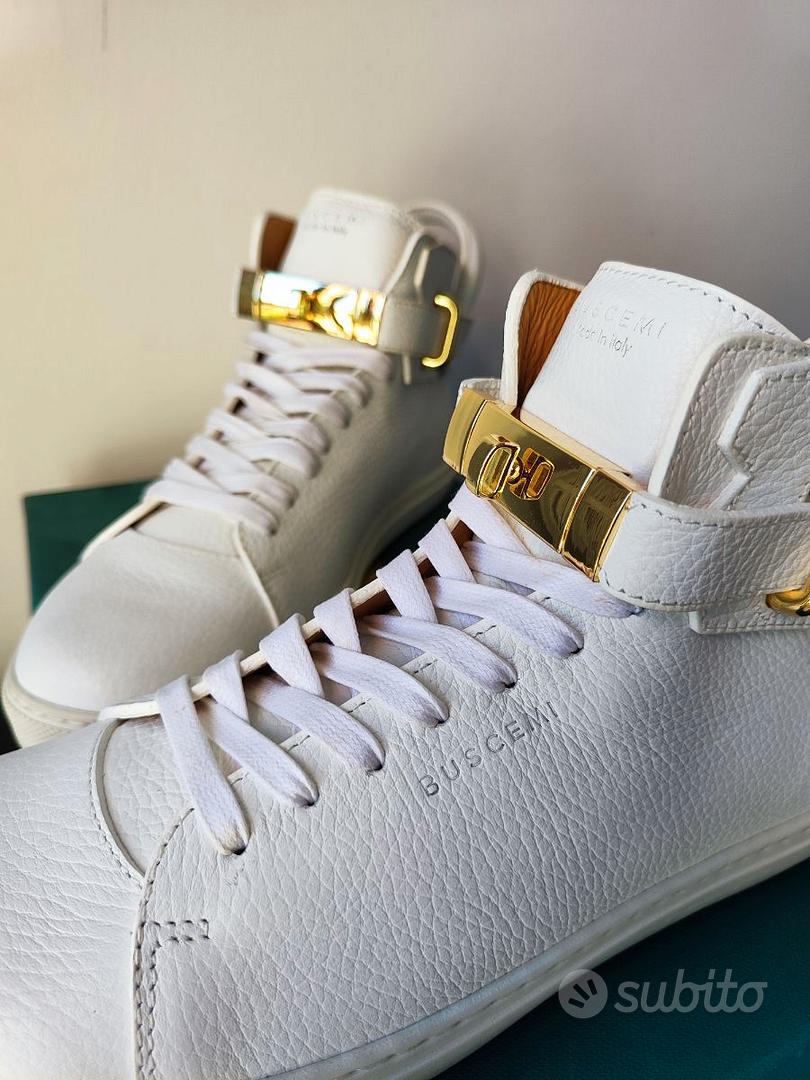 Scarpe Buscemi in pelle bianca n 42 Abbigliamento e Accessori In