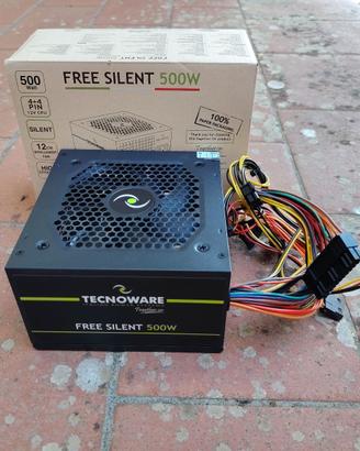 Alimentatore PC Tecnoware Free Silent 500W ATX