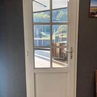 Portafinestra 1 anta avorio con serratura