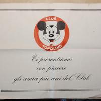 Manifesto - busta originale Topolino
