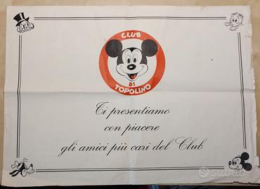 Manifesto - busta originale Topolino