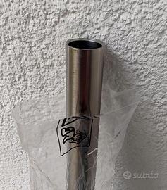 tubi inox satinati cm. 101 x 1,6 spessore 1,5 mm.