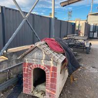 Cuccia per cani in cemento