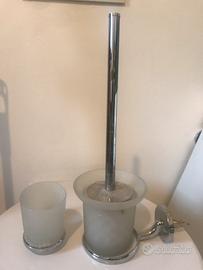 Portascopino e portaspazzolino - arredo bagno