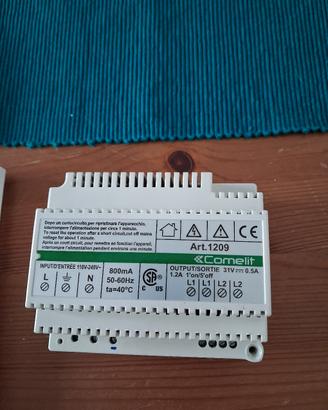 alimentatore per impianto video citofono 