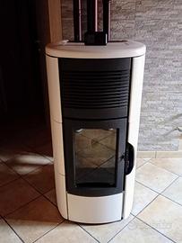 Stufa pellet MCZ 10 KW con modulo GSM + c. fumaria