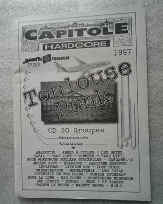 Capitole  Hardcore n.1 1997 fanzine + CD Toulouse