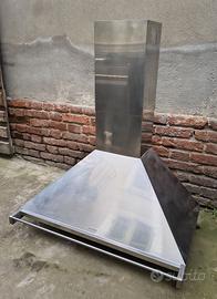 Cappa Inox 90cm Smeg Acciaio Semi Professionale