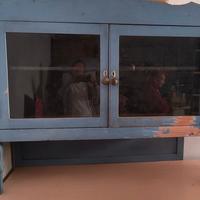 Vetrinetta in ciliegio anni '50