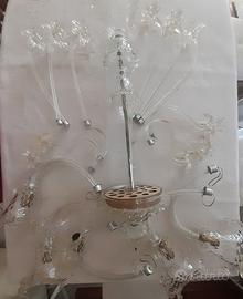 Lampadario in vetro di Murano