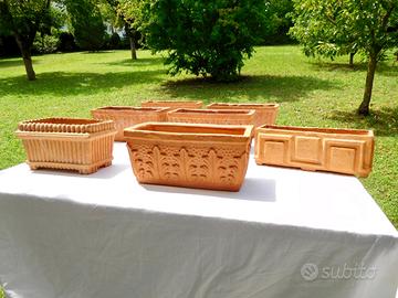 Vasi antichi in Cotto Toscano lavorato a mano.N.7