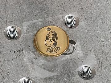 ciondolo Charm Ostrichetta Alice nel paese delle m