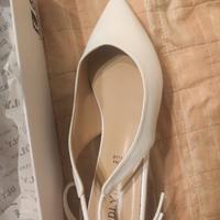 Scarpe donna ballerine bianche n.38/39