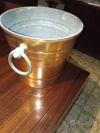 secchiello porta ghiaccio in ottone 