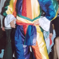 Costume di Carnevale Unisex in Raso