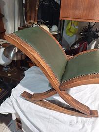 Raro Poggiapiedi dondolo  anni 50