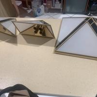 2 aplic e una plafoniera  art deco