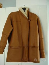 giaccone pelle e Shearling originale anni '90